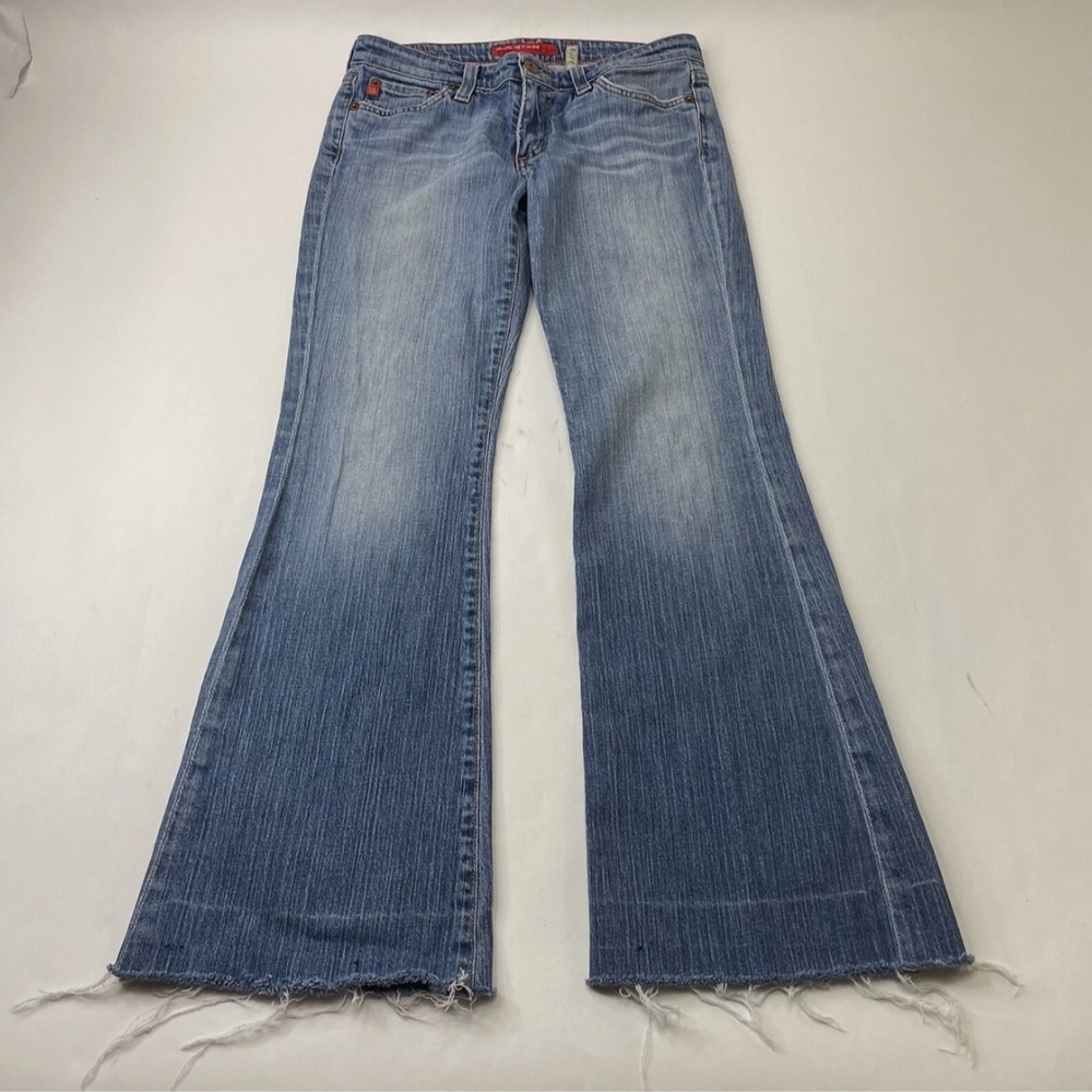 Big Star Blue Flare Wide Leg Jeans